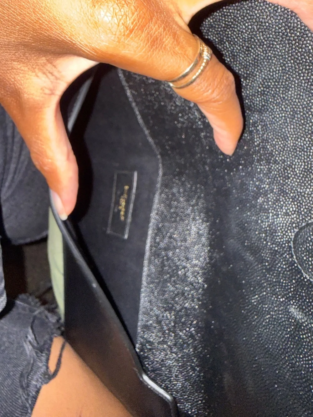 Authentic Saint Laurent Uptown Pouch - Picture 7 of 7